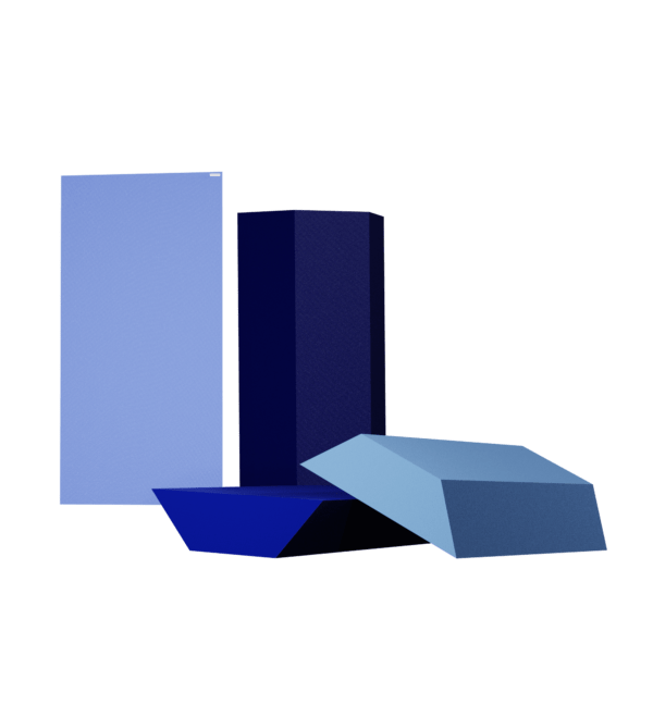 Bass Trap Performance Absorber Lamellen  Piramide , Profiel  Ca. 50 X 30 X 30 Cm