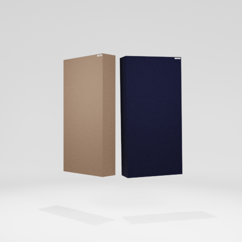 Image of a 6-inch-thick acoustic sound absorbing panels with a wooden frame, rockwool infill, and acoustic fabric covering. Perfect for sound absorption in home theater, home stuido, studios, and more. Made in India, chemical-free, and affordable.
