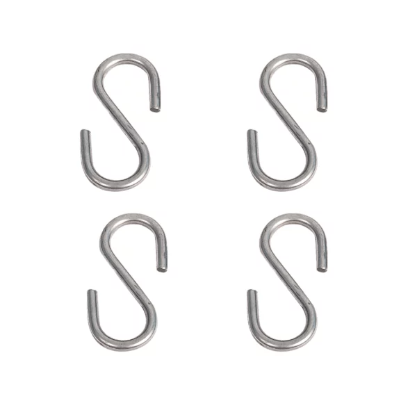 Silver S Hooks for Hanging Acoustic Ceiling Panels with Air Gap